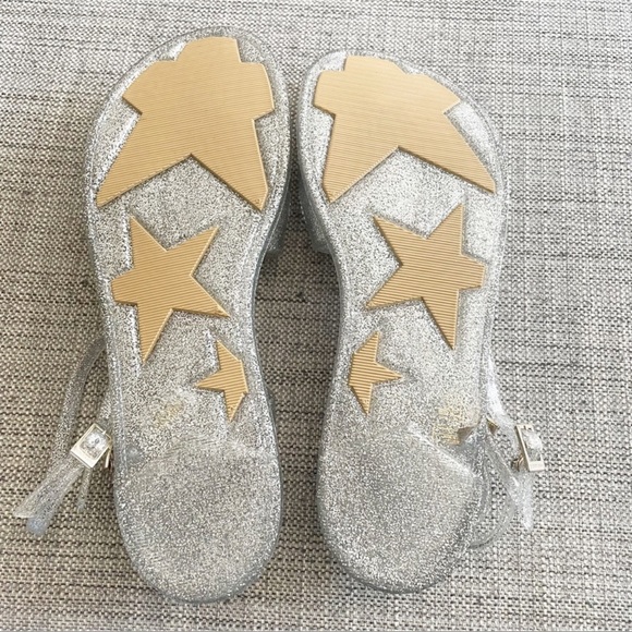 Jimmy Choo Silver Glitter Lance Jelly Shoe Sandal Size EU 41 - Picture 9 of 9